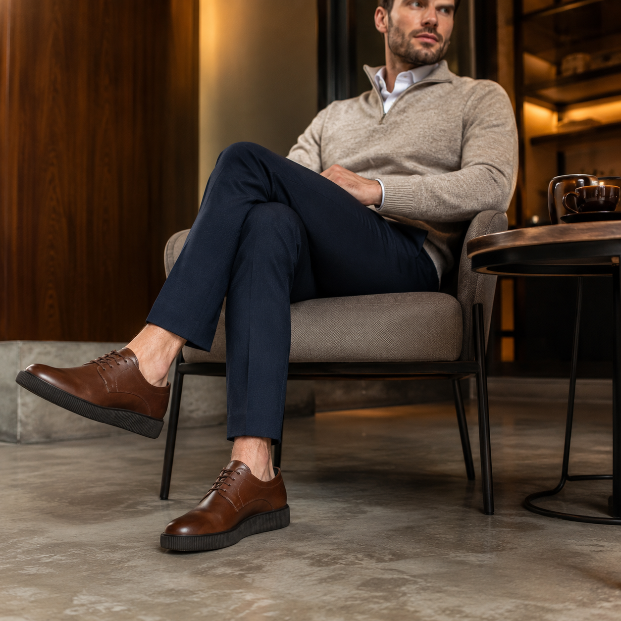 Sandro Moscoloni Houston - Café no modelo